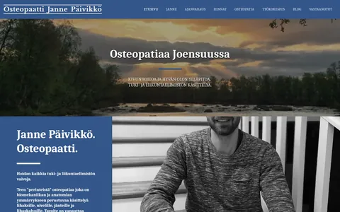 Vanha sivusto ennen uudistusta